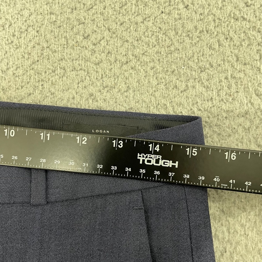 Banana Republic Logan Dress Pants Women 4 Navy Wool Lined Career Office Slacks - Picture 9 of 13